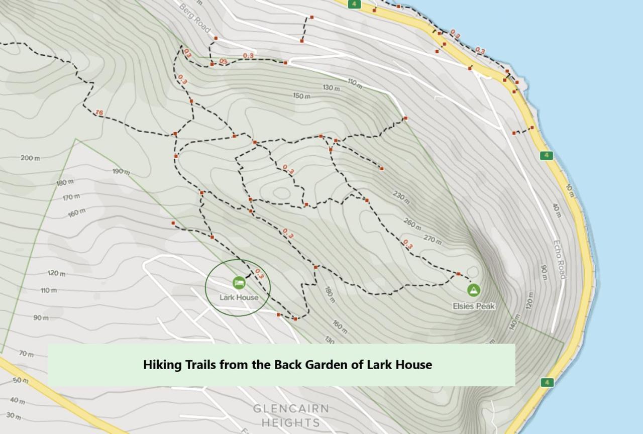 Lark House, Peaceful Mountain Home With Ocean Views And Power Backup Kapstaden Exteriör bild